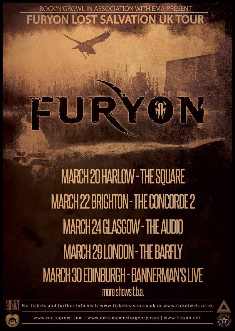 Furyon UK Tour 2015