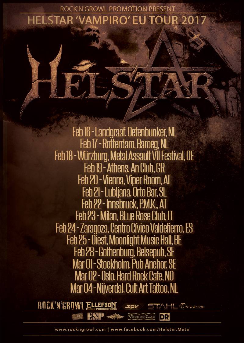 Helstar EU Tour2017