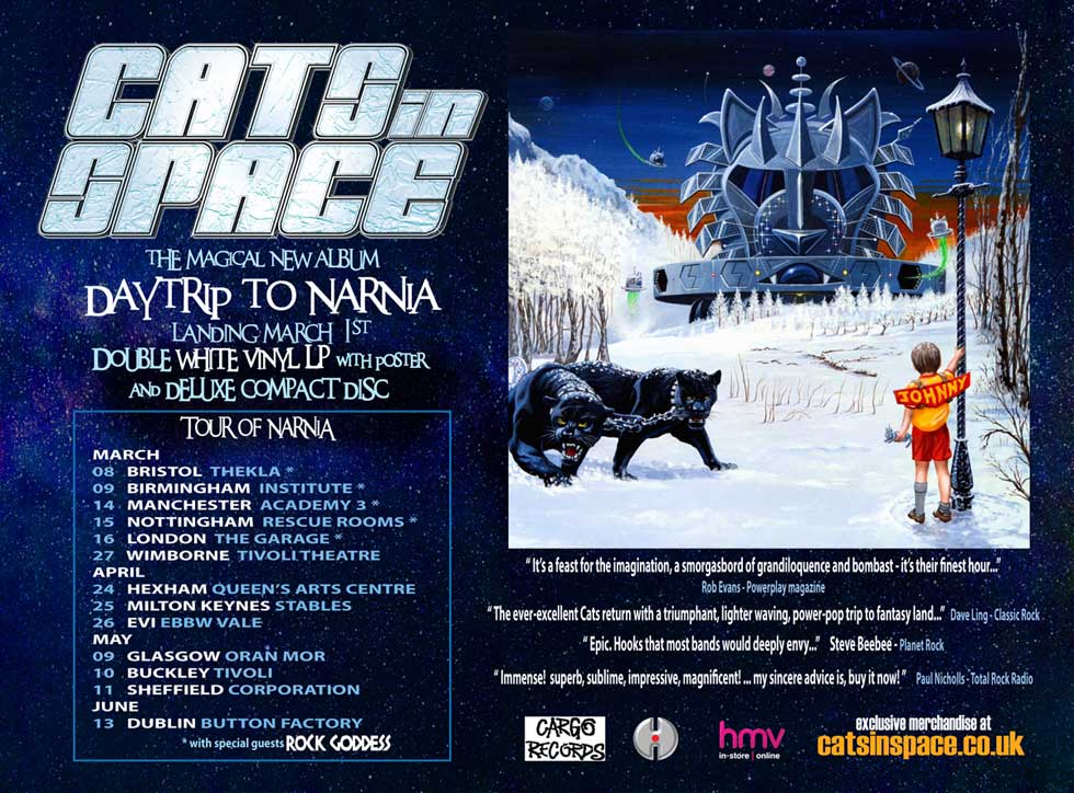 Cats In Space Rock Goddess Tour